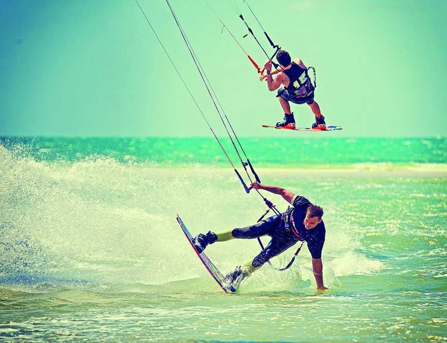 Kite-surfing